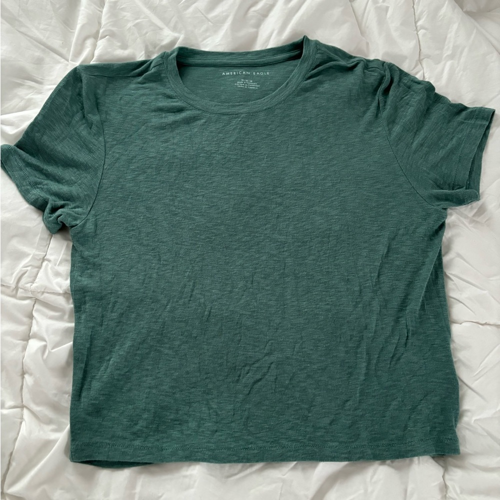 women’s medium green tight top